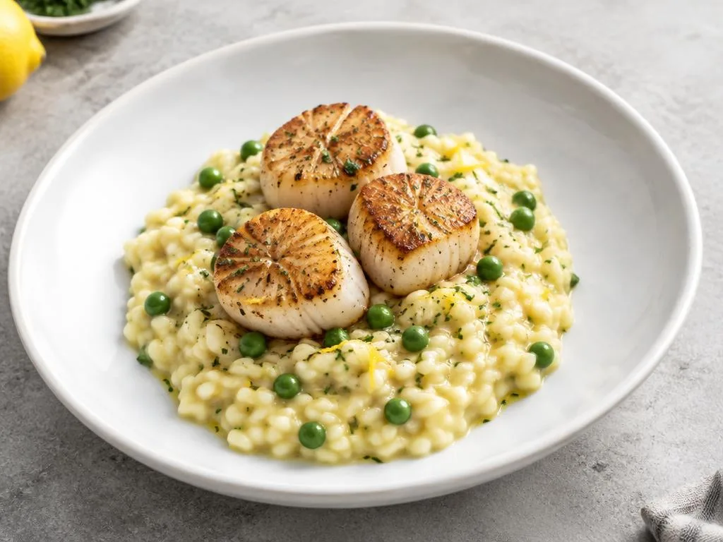 Citroenrisotto met coquilles