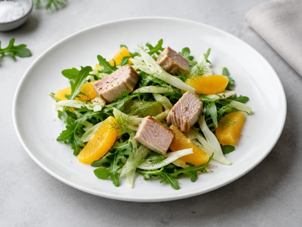 Tonijn met citrus & venkel