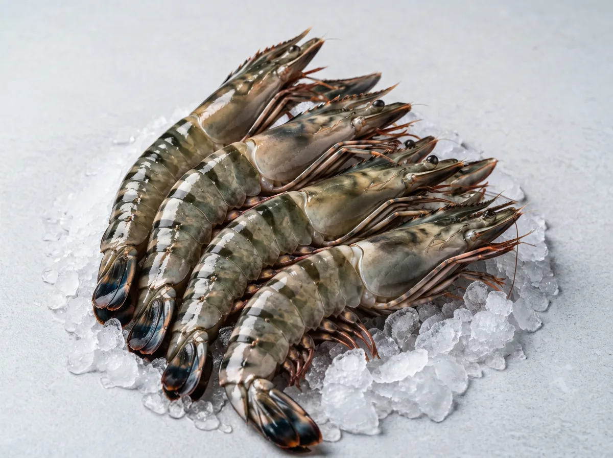 Black tiger gamba's